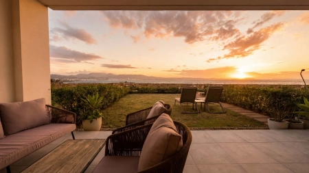 Apartamento primera línea mar Cala Gració con vistas y piscina