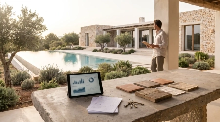 Cuánto cuesta mantener una villa de lujo en Ibiza: piscina, jardín y gestión